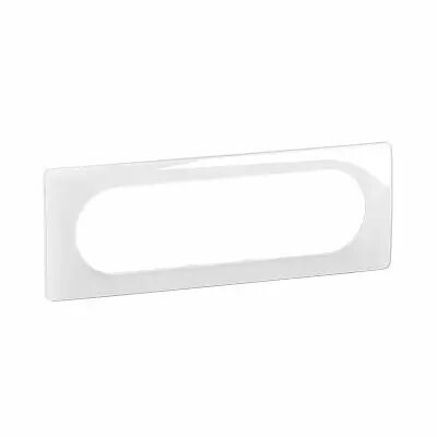 Plaque de finition C�liane 6 � 8 modules - Blanc Emaill� (CP0011)