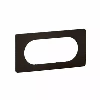 Plaque de finition C�liane 4 � 5 modules - Noir Mat (CP0108)