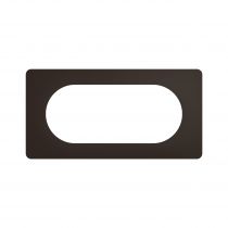 Plaque de finition Céliane 4 à 5 modules - Noir Mat (CP0108)