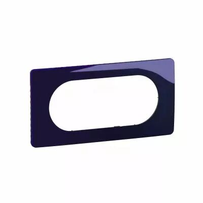 Plaque de finition C�liane 4 � 5 modules - Bleu de Four (CP0308)