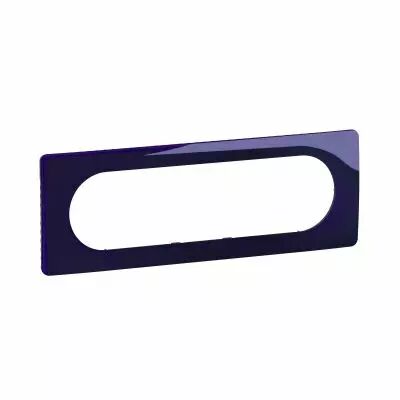 Plaque de finition C�liane 6 � 8 modules - Bleu de Four (CP0311)