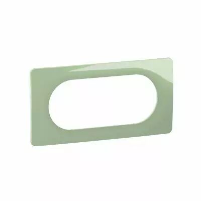 Plaque de finition C�liane 4 � 5 modules - Vert C�ladon (CP0508)
