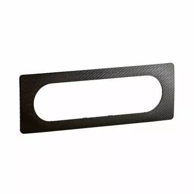 Plaque de finition C�liane 6 � 8 modules - Noir M�t�ore (CP0711)