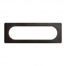 Plaque de finition Céliane 6 à 8 modules - Noir Météore (CP0711)