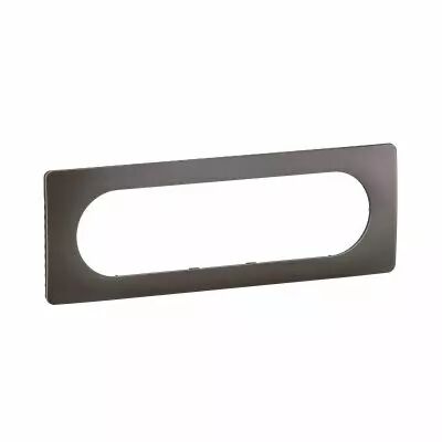 Plaque de finition C�liane 6 � 8 modules - Gris Cendr� (CP1011)
