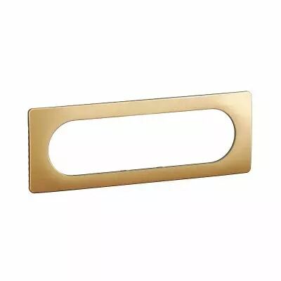 Plaque de finition C�liane 6 � 8 modules - Laiton Satin� (CP1211)