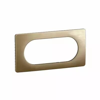 plaque de finition c�liane 4 � 5 modules - bronze satin� (cp1608)