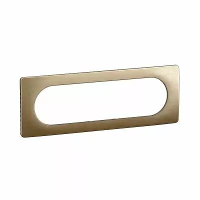 Plaque de finition C�liane 6 � 8 modules - Bronze Satin� (CP1611)