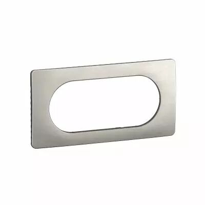 Plaque de finition C�liane 4 � 5 modules - Alu Satin� (CP1708)