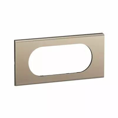 Plaque de finition C�liane 4 � 5 modules - Nickel Satin� (CP2108)