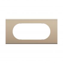 Plaque de finition Céliane 4 à 5 modules - Nickel Satiné (CP2108)