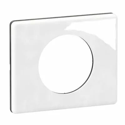 Plaque de finition C�liane 1 poste - Porcelaine de Limoges (CP2301)