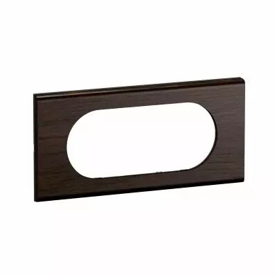 Plaque de finition C�liane 4 � 5 modules - Fr�ne Wengu� (CP2508)