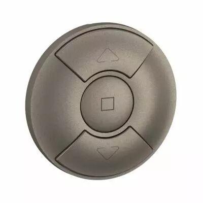 Enjoliveur commande volets roulants pour h�tel C�liane - Titanium (CT0025)