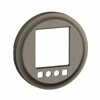 Enjoliveur interrupteur horaire programmable C�liane - Titanium (CT0078)