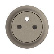 Enjoliveur prise 2P+T Surface Céliane - Titanium (CT0111)