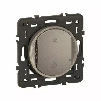 Commande sans fils VMC 2 vitesses C�liane with Netatmo - Titanium (CT0411)