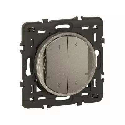 Commande sans fils 4 sc�narios C�liane with Netatmo - Titanium (CT0414)