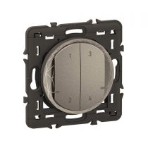 Commande sans fils 4 scénarios Céliane with Netatmo - Titanium (CT0414)