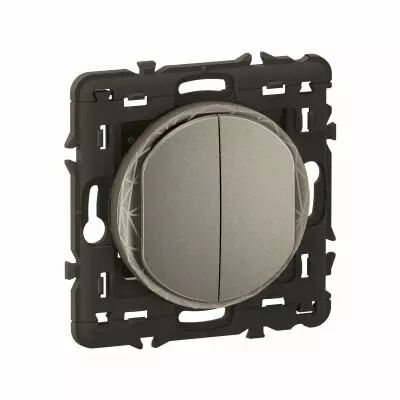Commande double Self-e C�liane with Netatmo - Titanium (CT0421)