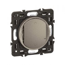 Interrupteur Céliane with Netatmo pour ouvrants - Titanium (CT0431)