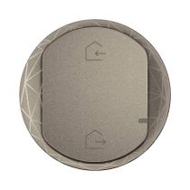 Enjoliveur commande Départ/Arrivée sans fils Céliane with Netatmo - Titanium (CT1400)