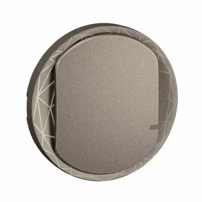 Enjoliveur interrupteur sans Neutre/commande C�liane with Netatmo - Titanium (CT1403)