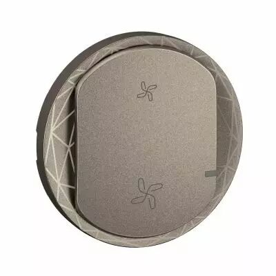 Enjoliveur commande VMC sans fils C�liane with Netatmo - Titanium (CT1411)