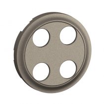 Enjoliveur prise Banana gold double Céliane - Titanium (CT2312)