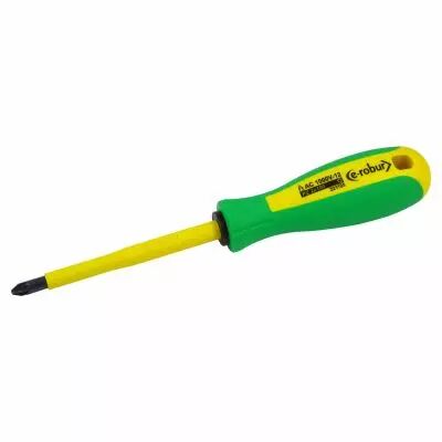 tournevis pozidriv� isol� 1000 v n�0, 3,0x60 mm (221103)