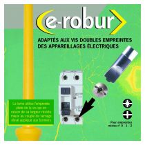 tournevis cruciplat isolé 1000 v n°1 6x150 mm (221107)