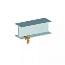 attache bord de tôle, capacité plat de 4-8 mm, pour colliers 7mm. 25 pièces. (861037)