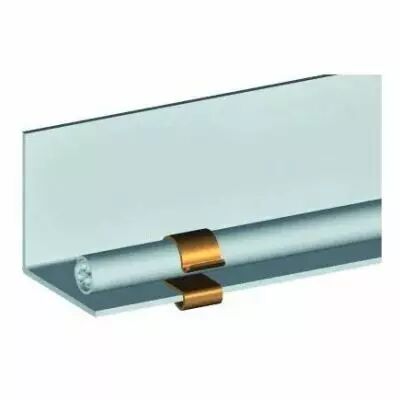 attache bord de t�le pour tube de 6-7 mm et pour plat de 4-7 mm. 100 pi�ces (891020)