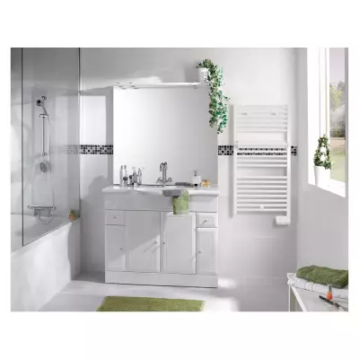 Atlantic - Radiateur s�che-serviettes �lectrique 2012 digital �troit 0500W blanc (831412)