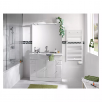 radiateur sèche-serviettes électrique 2012 digital étroit 0500w blanc (831412)