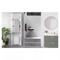 radiateur sèche-serviettes doris mixte 1500w blanc (851130)