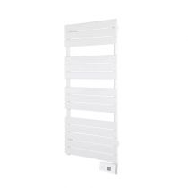 radiateur sèche-serviettes adelis digital 0500w blanc brillant (861906)