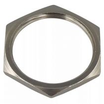 écrou hexagonal - pg 09 - laiton nickelé (cap280904)