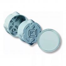 boite étanche nautilus avec couvercle clipsable ip44 - nautilus ø65x35 650° (cap496500)