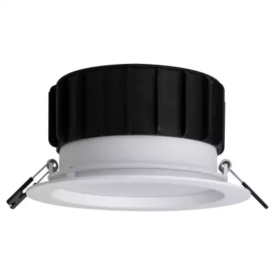 encastr� milena diffuseur 18/23w 3000/4000k 1670-2300lm blanc ip54 �172mm (710689)
