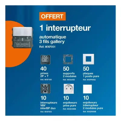 pack gallery r�sidentiel + 1 interrupteur automatique offert (en21gal_3)