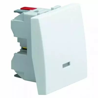 systo interrupteur va-et-vient � voyant 10a 2 modules blanc (ws002)