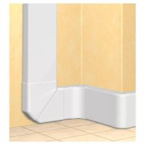 goulotte 1 compartiment 65x195mm dlp monobloc - blanc (010476)