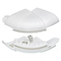 angle extérieur pour goulottes dlp monobloc 35x80mm ou 35x105mm - blanc (010621)