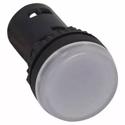 voyant monobloc avec led int�gr�e ip69 osmoz complet - blanc - 24v~ ou 24v= (024600)
