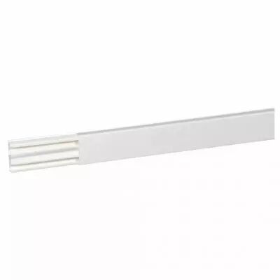 moulure dlplus 40x12,5mm 2 compartiments longueur 2,1m - blanc (030020)