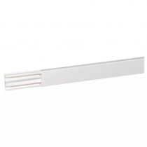 moulure dlplus 40x12,5mm 2 compartiments longueur 2,1m - blanc (030020)