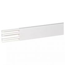 moulure dlplus 75x20mm 3 compartiments longueur 2,1m - blanc (030033)