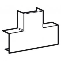 dérivation en t à plat pour moulure dlplus 40x20mm - blanc (030208)
