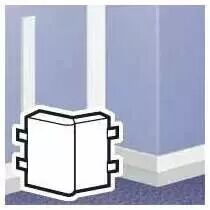 angle ext�rieur variable pour moulure dlplus 75x20mm - blanc (030302)